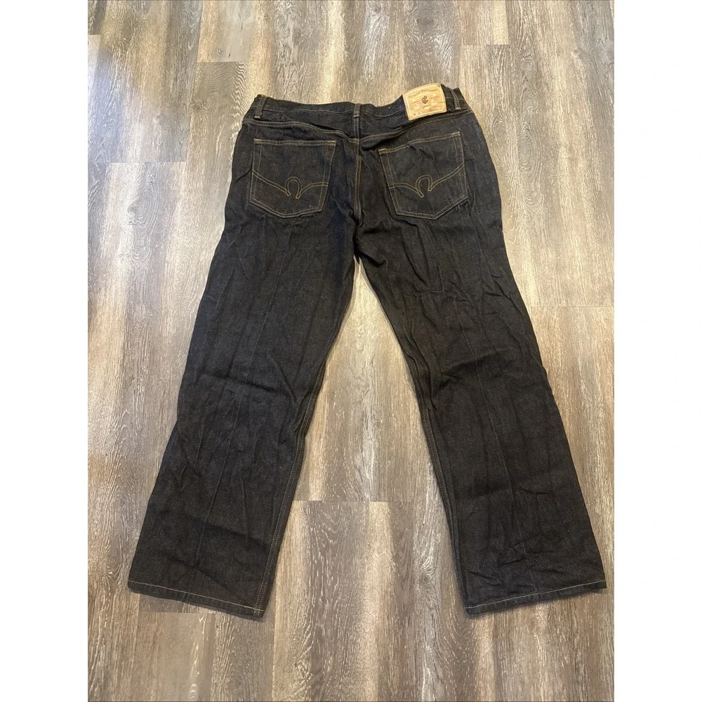 Rockwear Denim Men's 40x32 Black Jeans 100% Cotton Selvedge